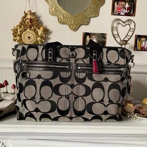 Vintage y2k coach monogram canvas